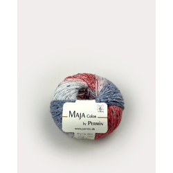 Maja color by Permin - R�d, bl�, pink