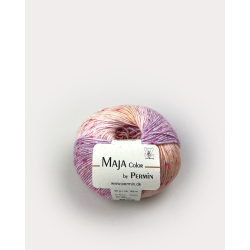 Maja color by Permin - Koral, orange og lilla