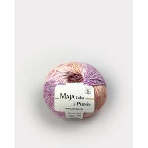 Maja color by Permin - Koral, orange og lilla