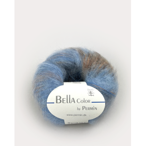 Bella color by Permin - Bl/beige/brun