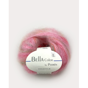 Bella color by Permin - Lyserd/pink/grn