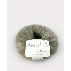 Angel print by Permin - grn/beige