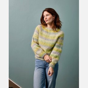 Stribet raglansweater - Martha og Bella by Permin