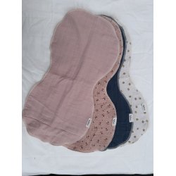 Gylpeklud - Lys rosa med blomster