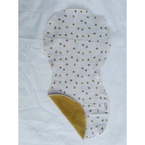 Gylpeklud - hvid med sm klodser